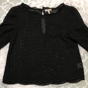 Joie Fanny B Eyelet Top